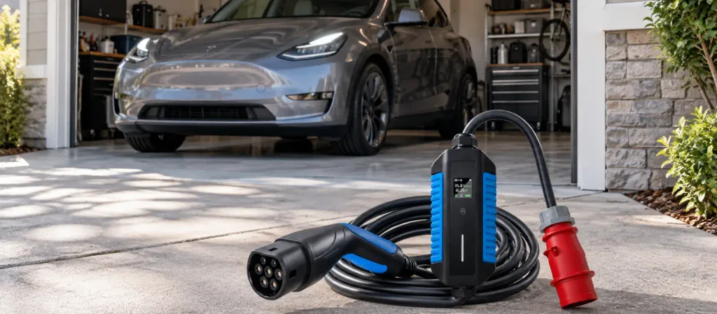 11 22 kw three phase portable ac charging
