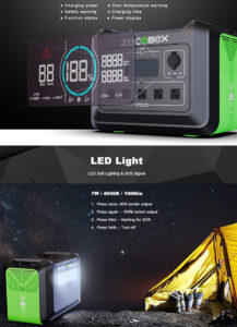 Zeconex 2400W Portable Power Station7