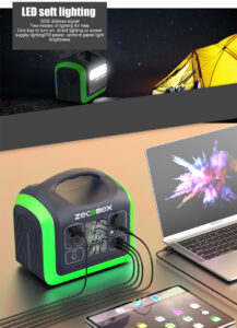 Zeconex 600W Portable Power Station4