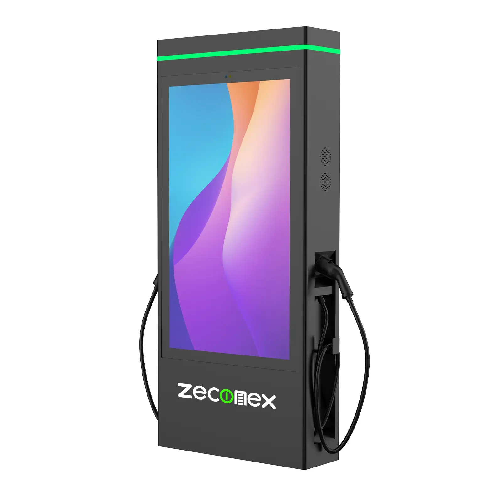commercial advertising ac ev charger 14 44kw