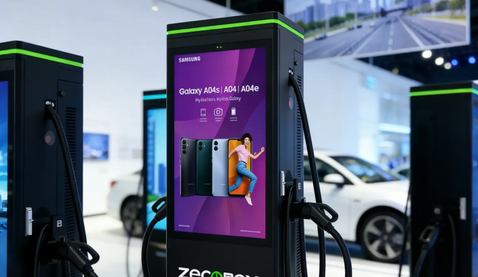 commercial advertising dc ev charger solution 60kw 160kw