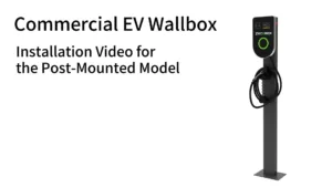 commercial ev wallbox s&y series installation tutorial video