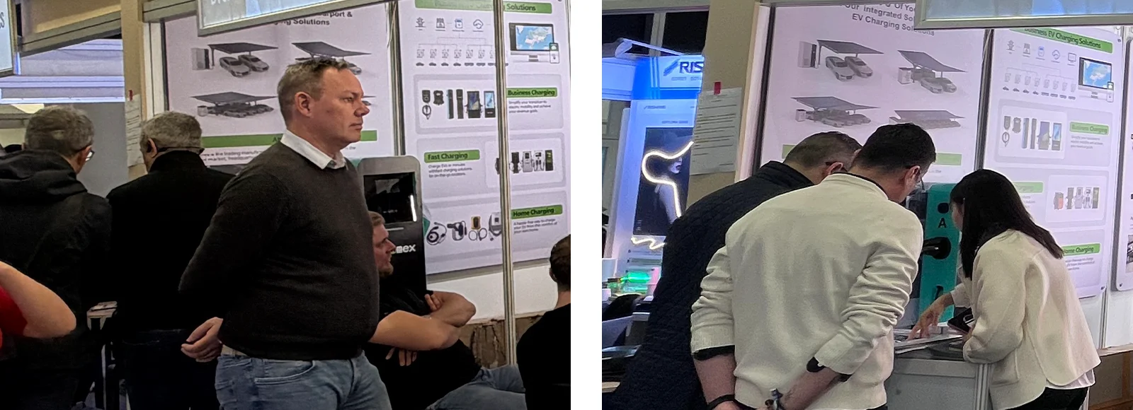 customers visiting the zeconex showroom