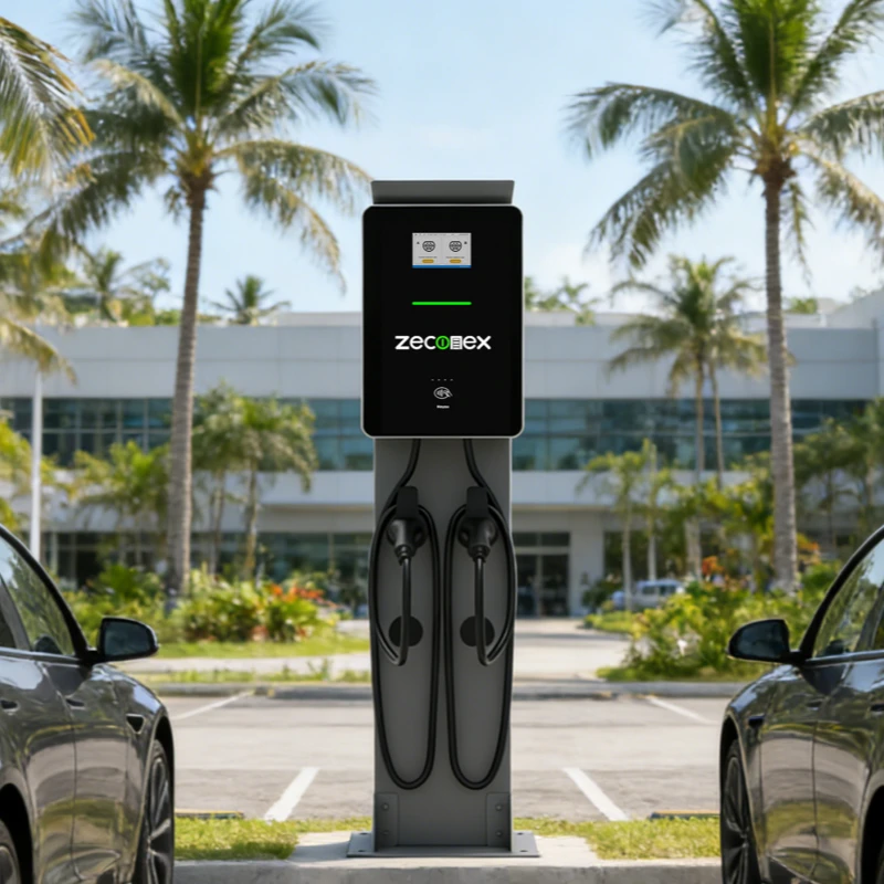 dual pro ac ev charging station 22kw 44kw