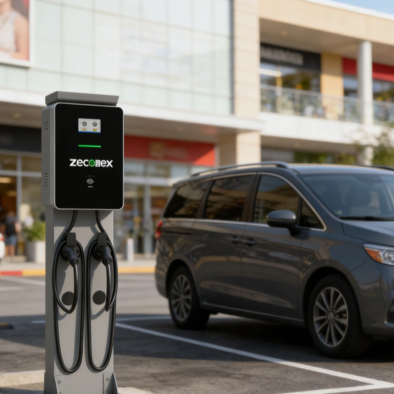 dual pro ac ev charging station 22kw 44kw