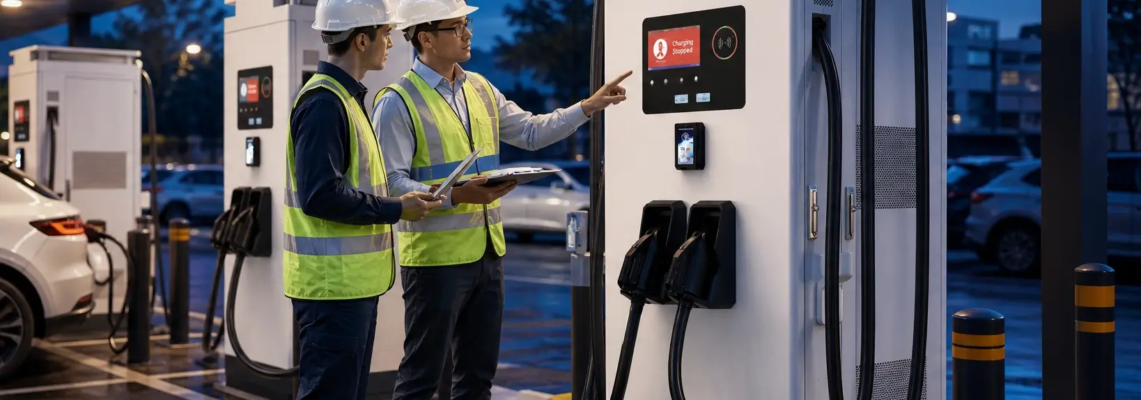 ev charger keeps stopping or overheating