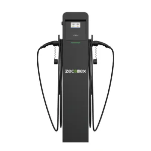 twin pedestal commercial ev charger